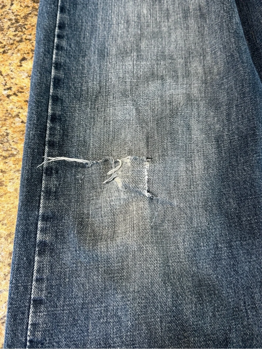 Levi's 569 Jeans Mens 36x36 Blue Loose Straight Skate Y2K Whiskered Fade 2004